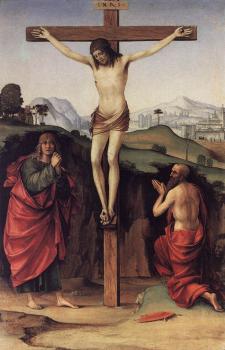 弗朗切斯科 弗朗西亞 Crucifixion with Sts John and Jerome
